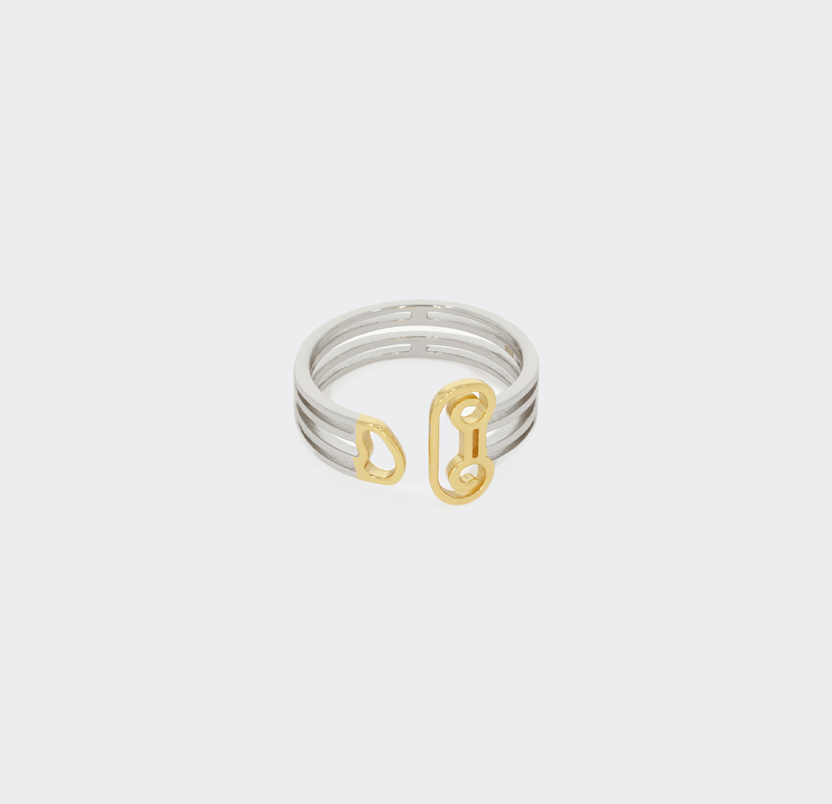 Aries Column Ring - Silver/Gold - Aries - State Of Play