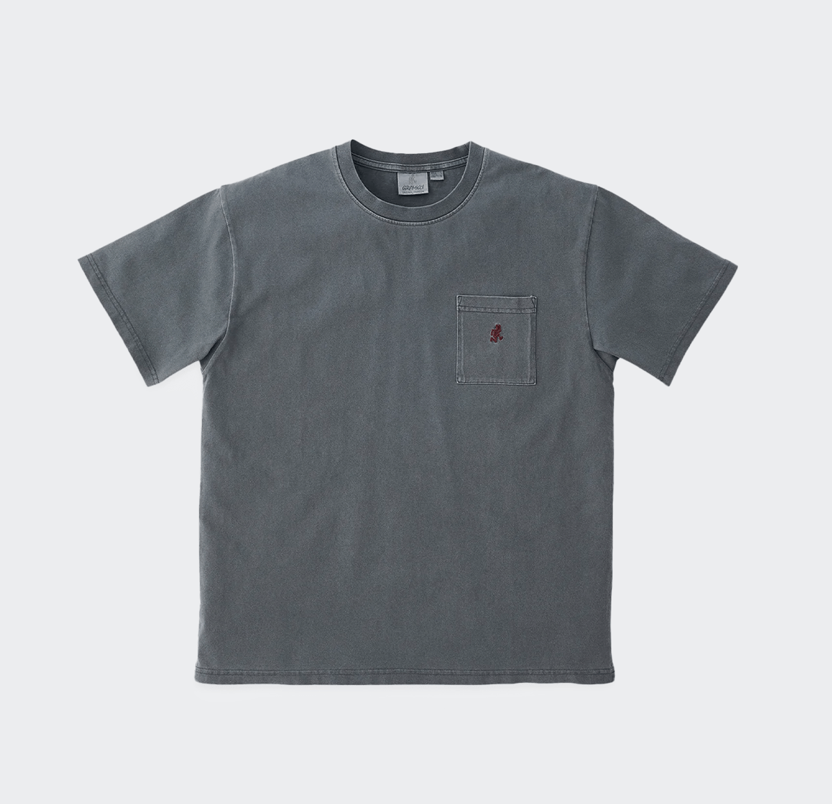 Gramicci Short Sleeve One Point Tee Shirt - Grey Pigment - Gramicci - State Of Play