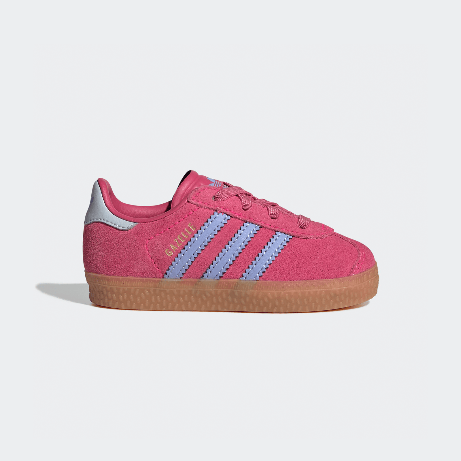 Adidas Gazelle Comfort Closure Elastic Laces Kids - Shock Pink/Blue Spark/Halo Bllue - Adidas - State Of Play
