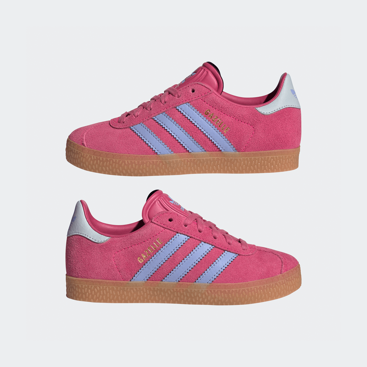 Adidas Gazelle Kids - Shock Pink/Blue Spark/Halo Blue - Adidas - State Of Play
