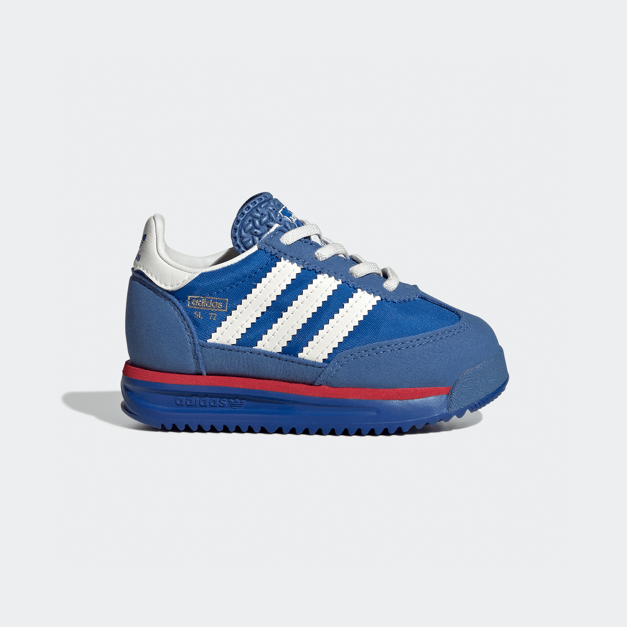 Adidas SL 72 RS Elastic Lace Infant - Blue/Core White/Better Scarlet - Adidas - State Of Play