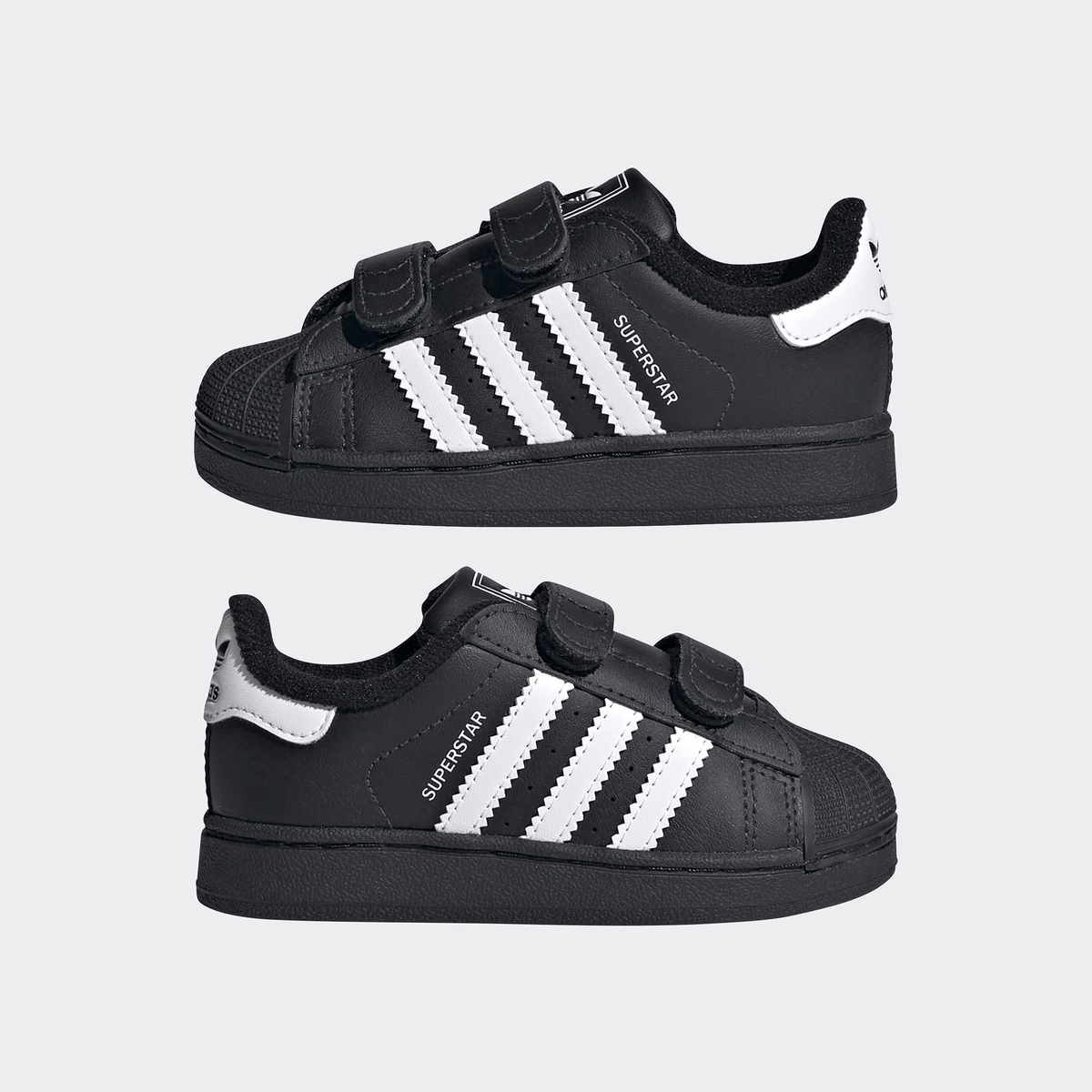 Adidas Superstar II Comfort Closure Kids - Core Black/Cloud White/Core Black - Adidas - State Of Play