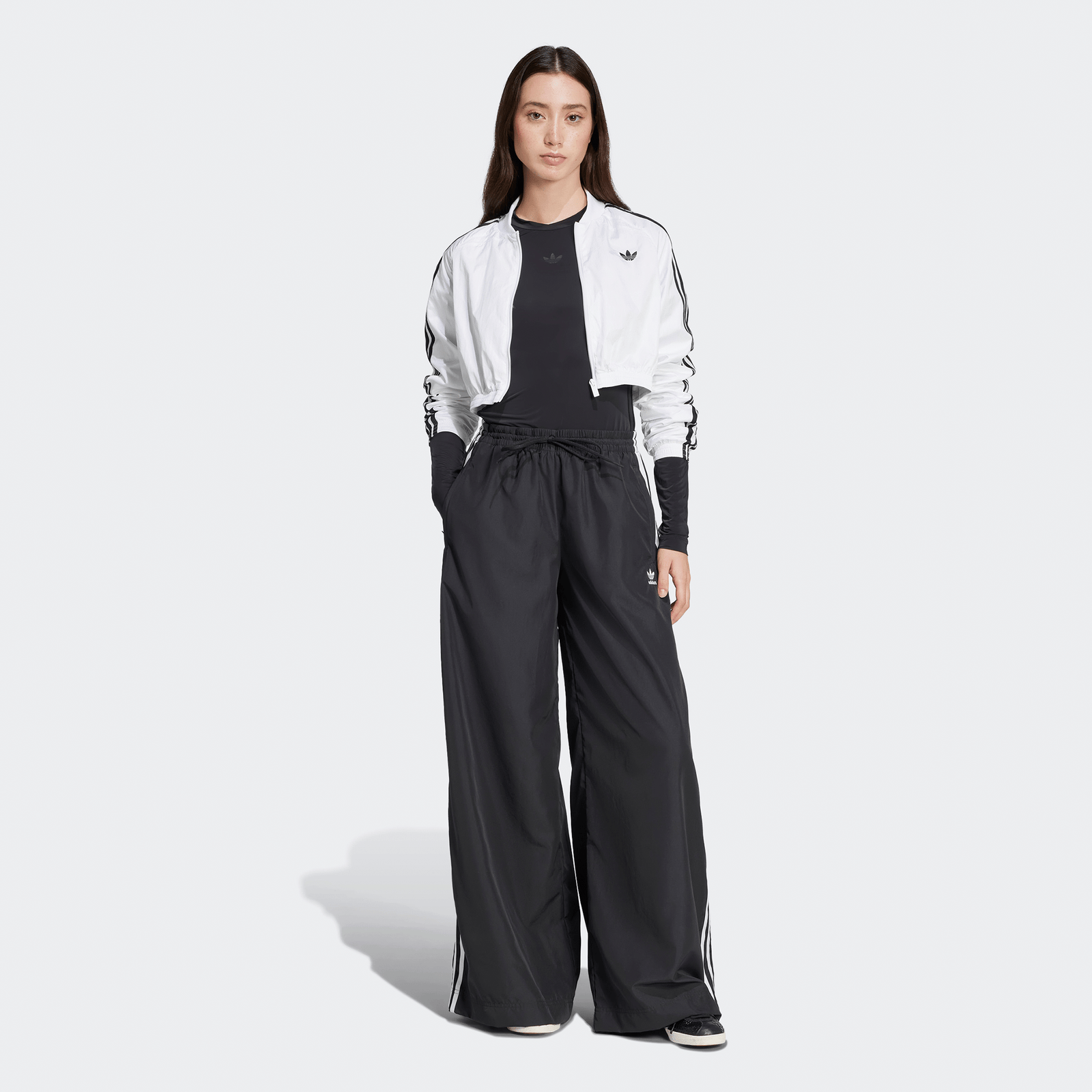 Adidas Adicolor Firebird Oversized Track Pants - Black - Adidas - State Of Play