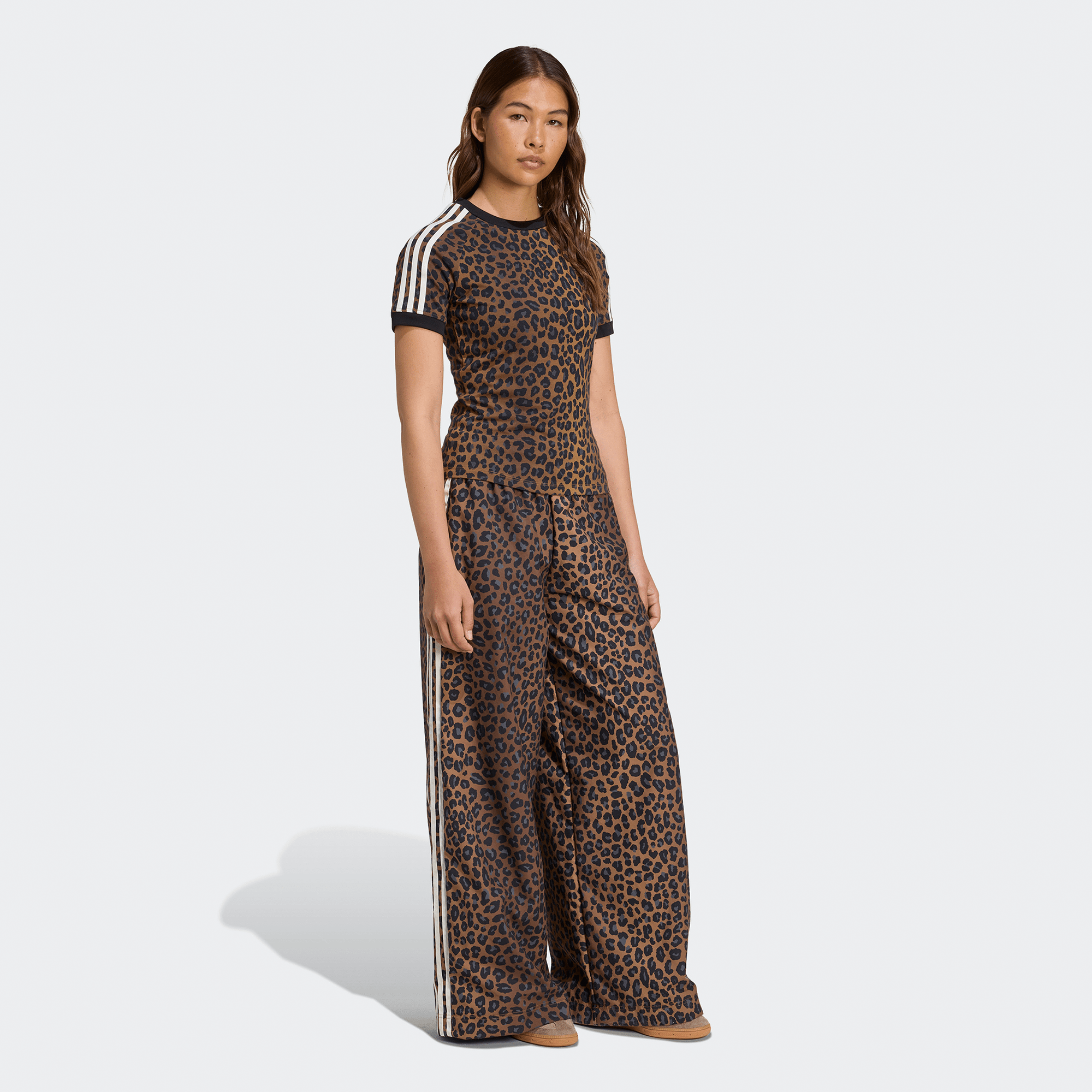 Adidas Firebird Oversized Track Pants - Leopard Print - Adidas - State Of Play