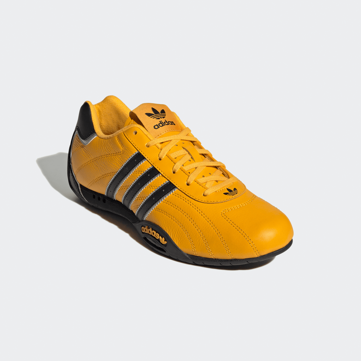 Adidas Adi Racer Lo - Core Black/Crew Yellow/Silver Metallic - Adidas - State Of Play
