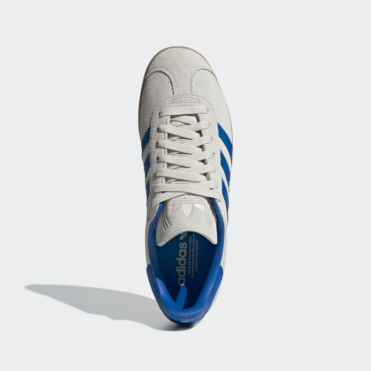 Adidas Gazelle - Alumina/Blue/Gum - Adidas - State Of Play
