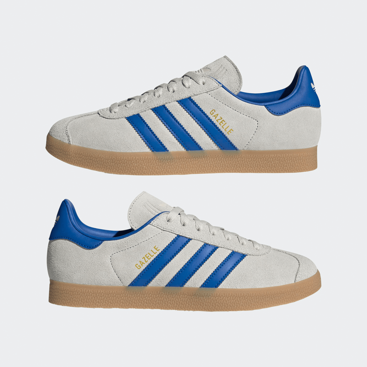 Adidas Gazelle - Alumina/Blue/Gum - Adidas - State Of Play