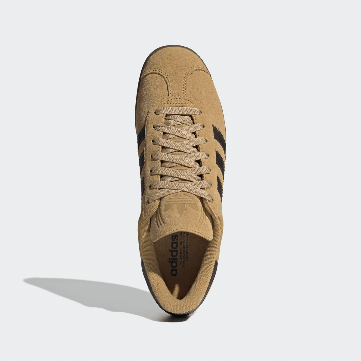Adidas Gazelle - Golden Beige/Dark Brown/Gold Metallic - Adidas - State Of Play
