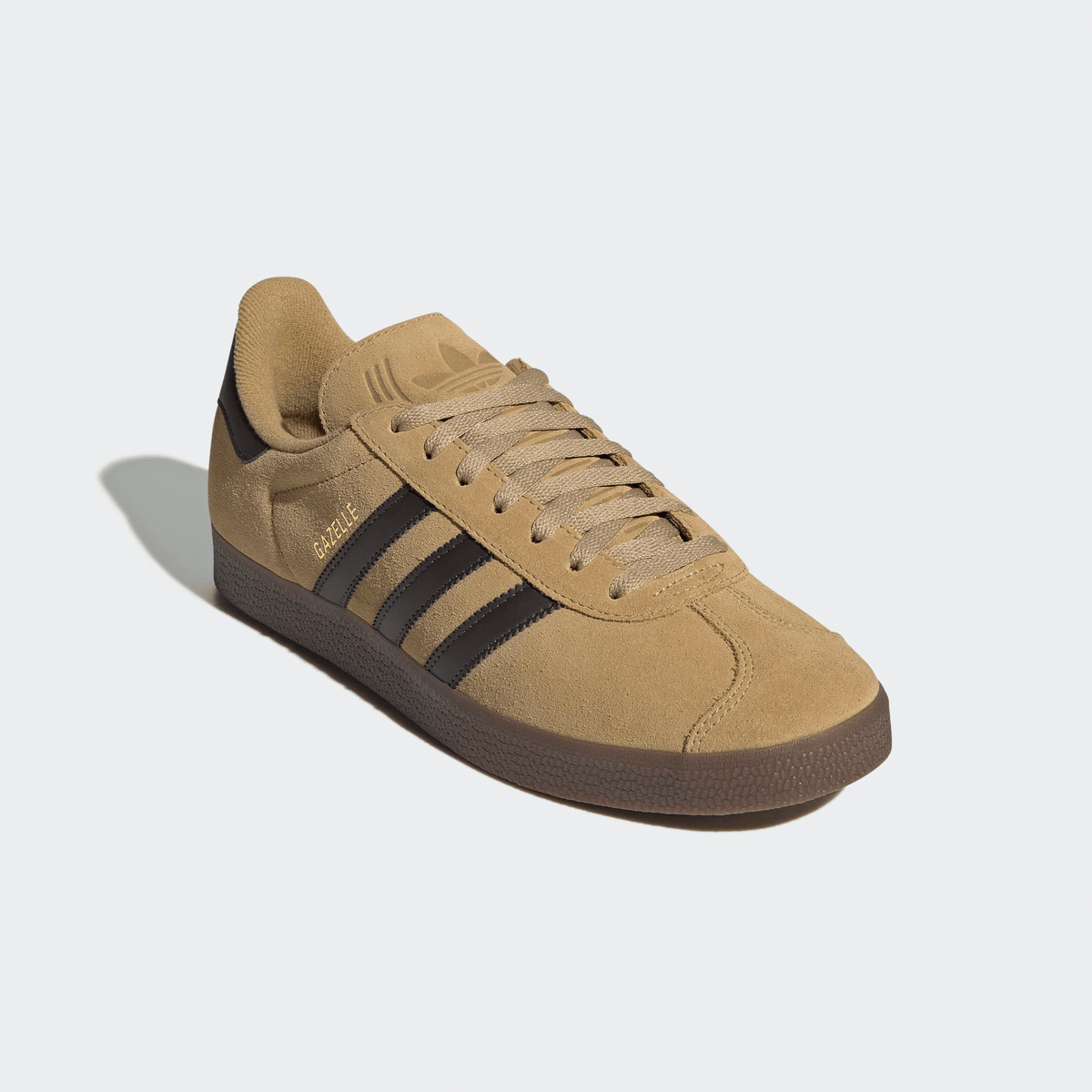 Adidas Gazelle - Golden Beige/Dark Brown/Gold Metallic - Adidas - State Of Play