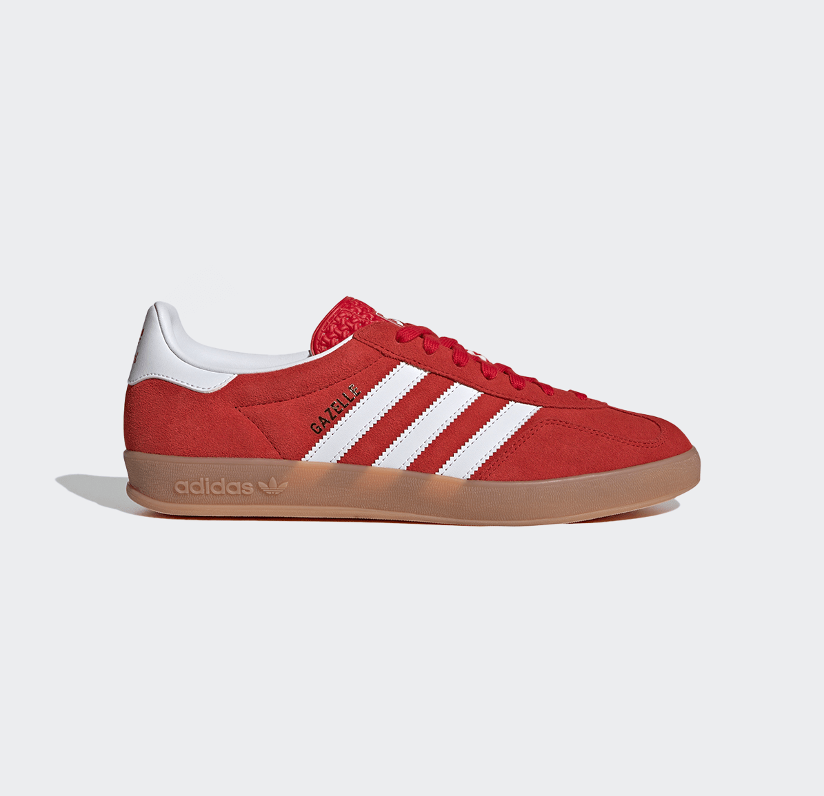 Adidas Gazelle Indoor - Better Scarlet/Cloud White/Gum - Adidas - State Of Play