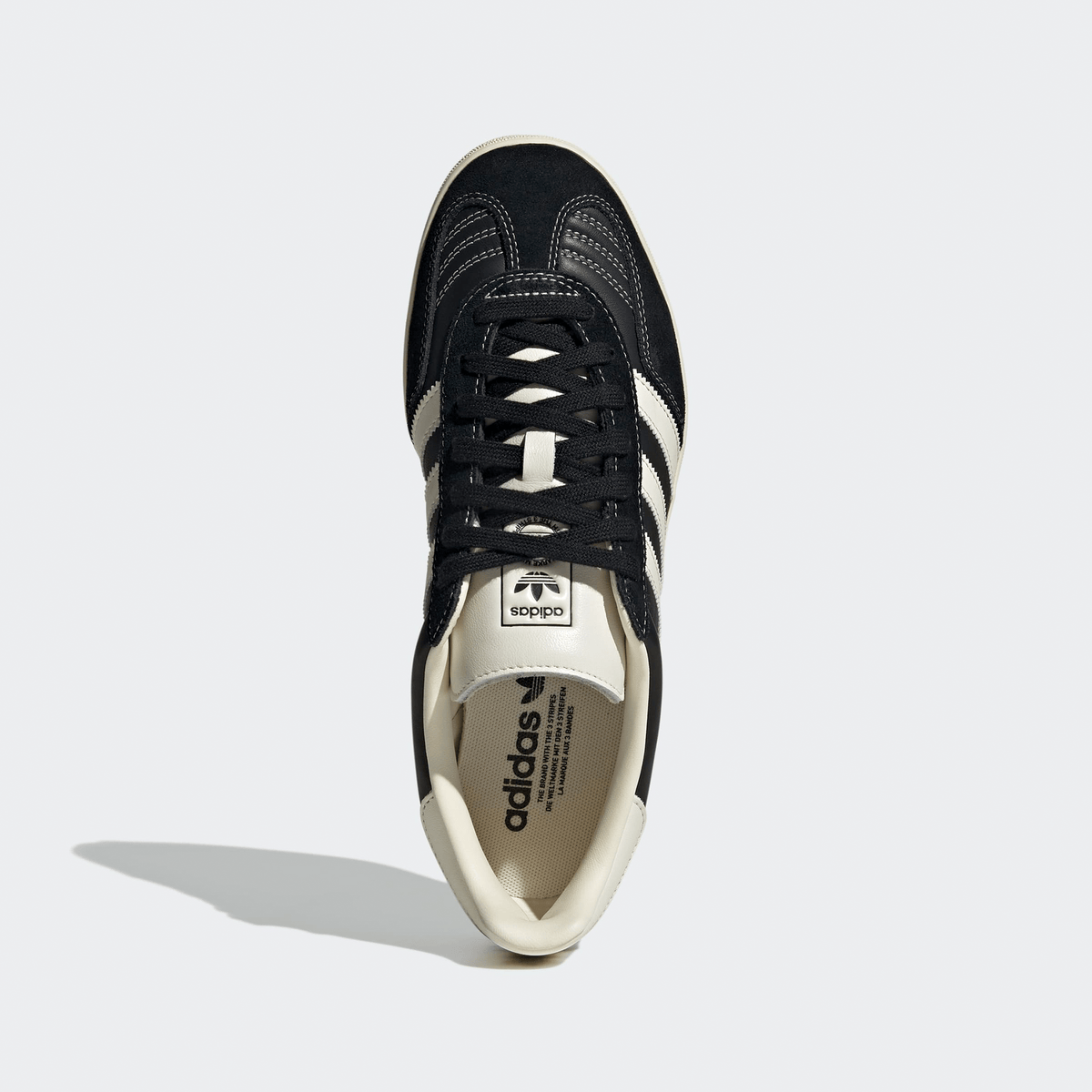 Adidas Gazelle Indoor - Core Black/Cream White/Gold Metallic - Adidas - State Of Play