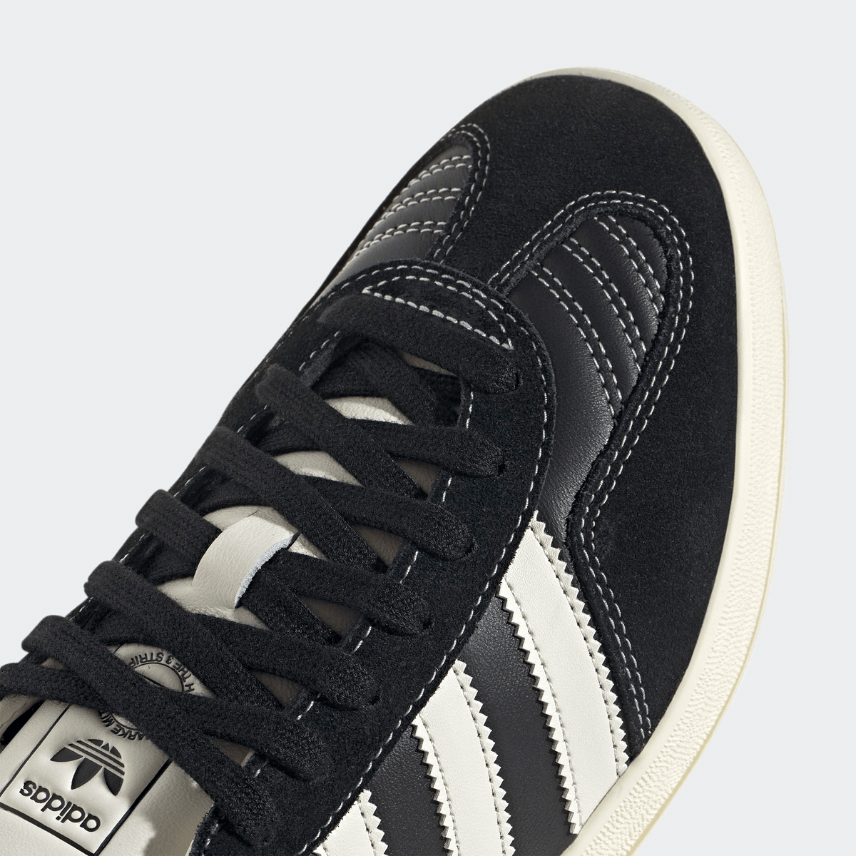 Adidas Gazelle Indoor - Core Black/Cream White/Gold Metallic - Adidas - State Of Play