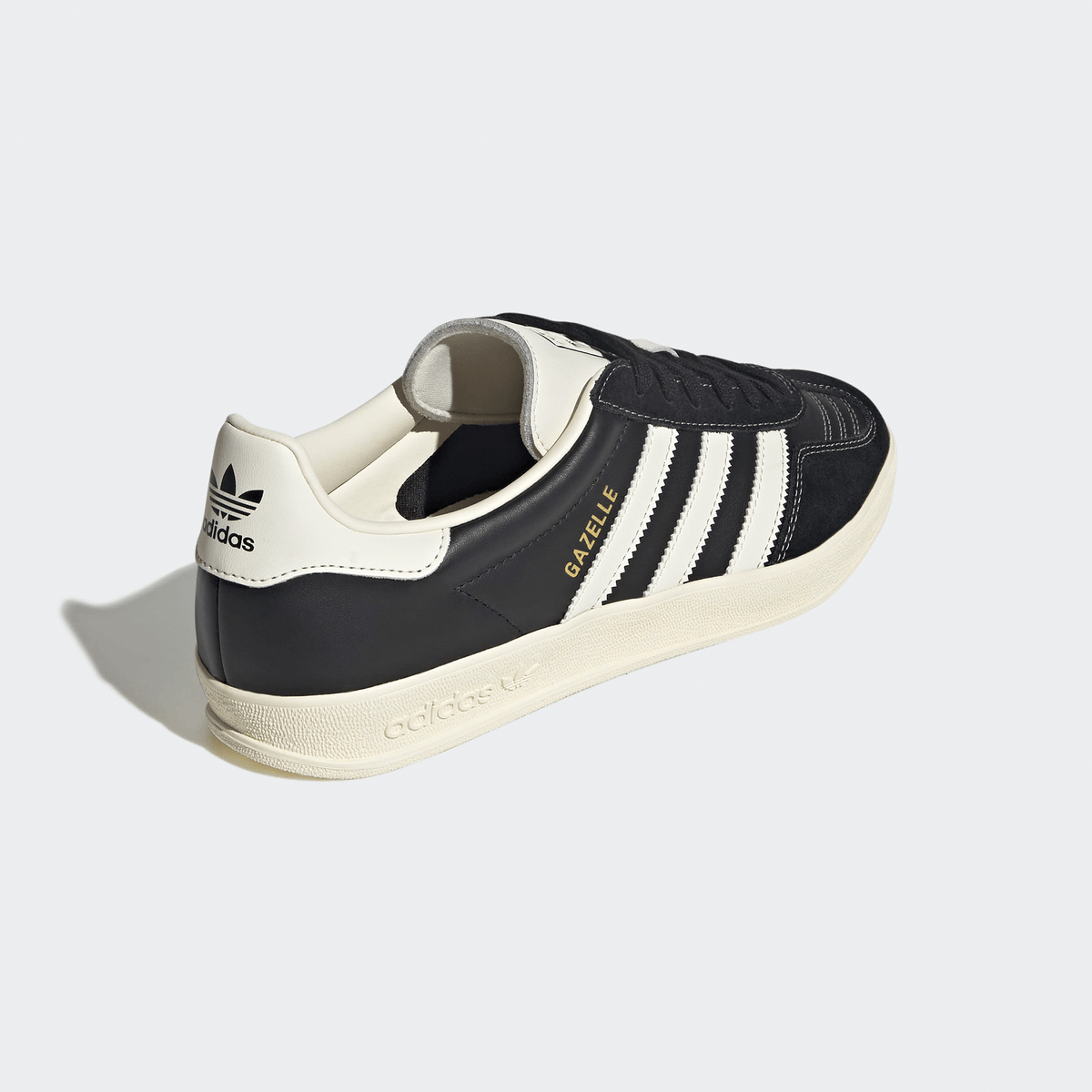 Adidas Gazelle Indoor - Core Black/Cream White/Gold Metallic - Adidas - State Of Play