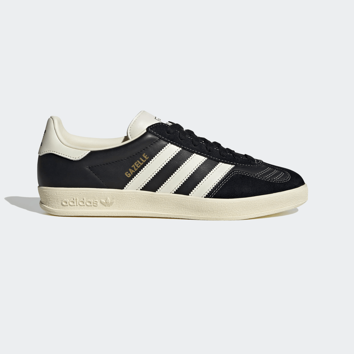 Adidas Gazelle Indoor - Core Black/Cream White/Gold Metallic - Adidas - State Of Play