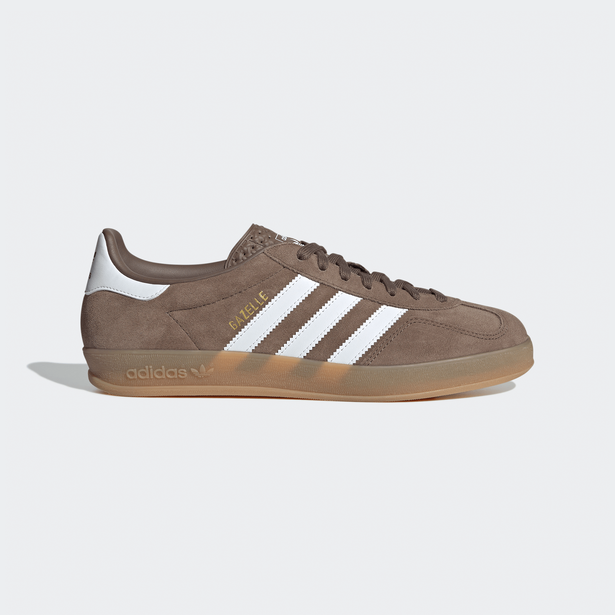 Adidas Gazelle Indoor - Earth Strata/Cloud White/Gold Metallic - Adidas - State Of Play