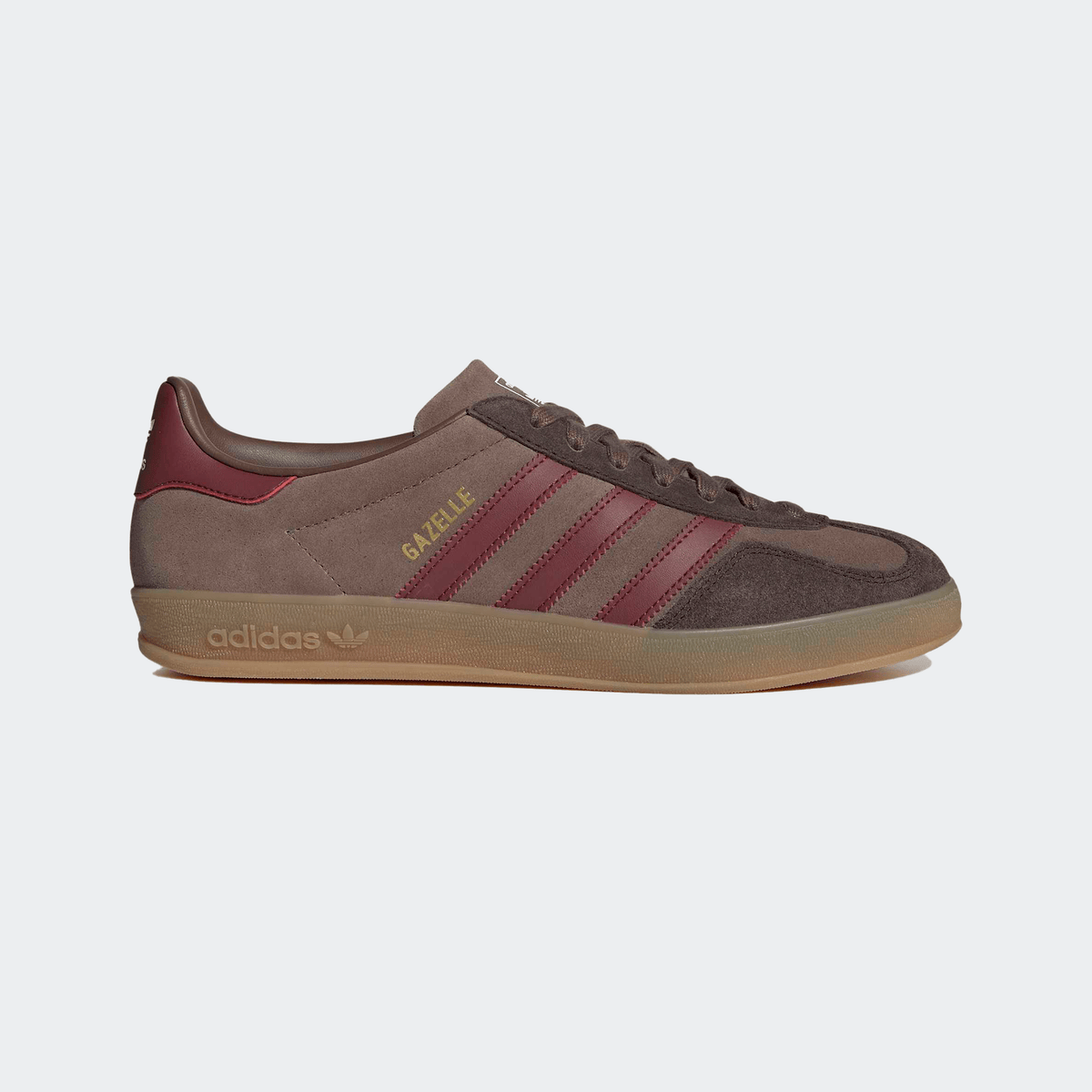 Adidas Gazelle Indoor - Earth Strata/Shadow Red/Dark Brown - Adidas - State Of Play