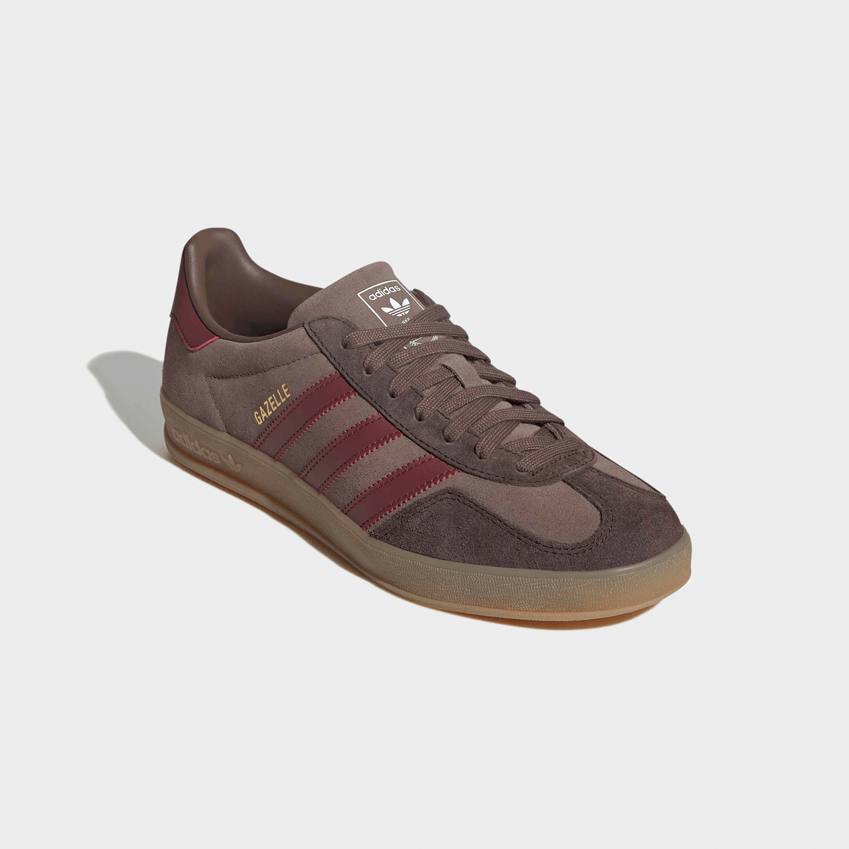 Adidas Gazelle Indoor - Earth Strata/Shadow Red/Dark Brown - Adidas - State Of Play