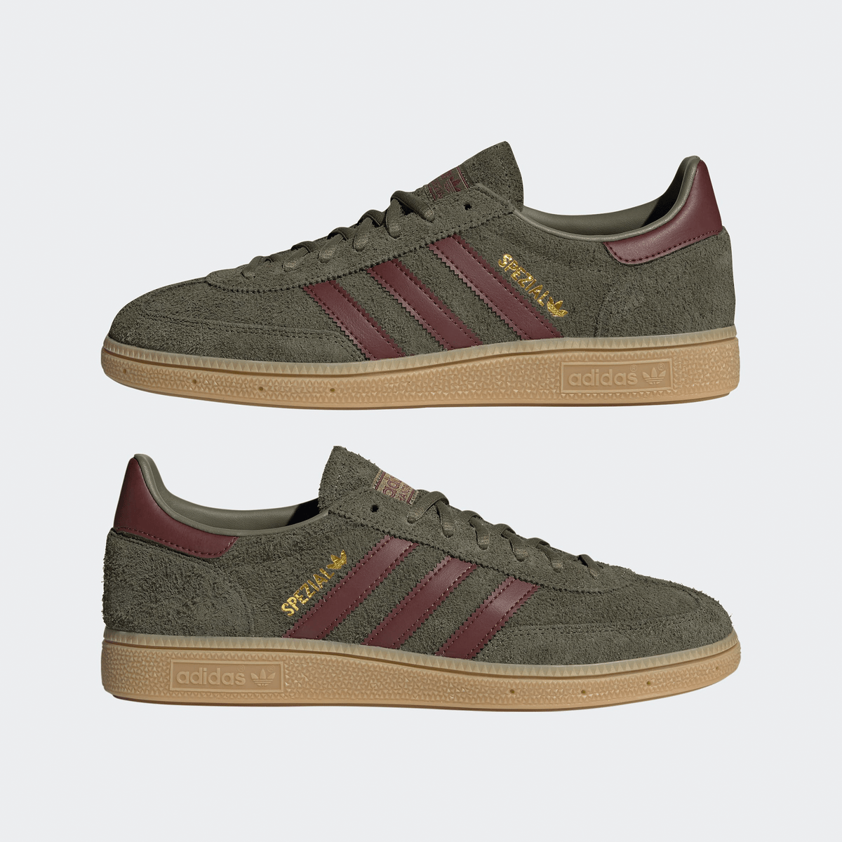 Adidas Handball Spezial - Focus Olive/Fox Brown/Gum - Adidas - State Of Play
