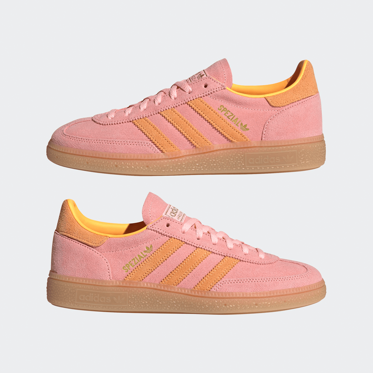 Adidas Handball Spezial Womens - Glow Pink/Flash Orange/Gum - Adidas - State Of Play