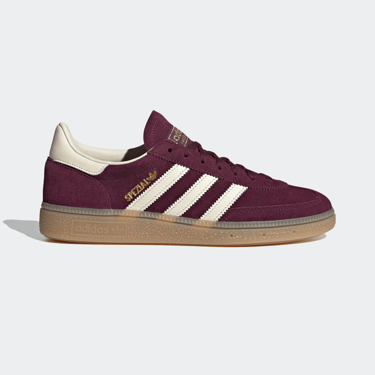 Adidas Handball Spezial Womens - Maroon/Cream White/Gold Metallic - Adidas - State Of Play