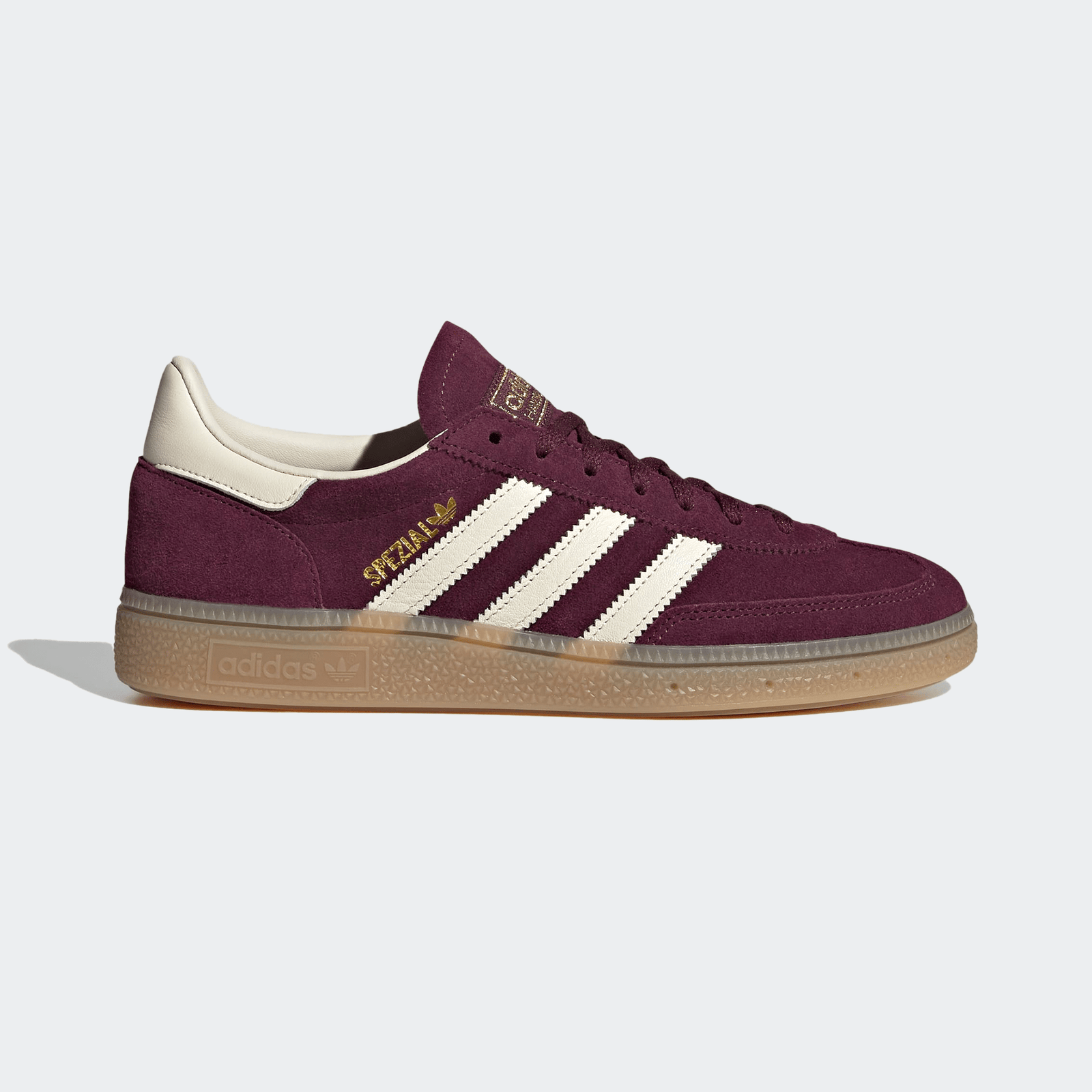 Adidas Handball Spezial Womens - Maroon/Cream White/Gold Metallic - Adidas - State Of Play
