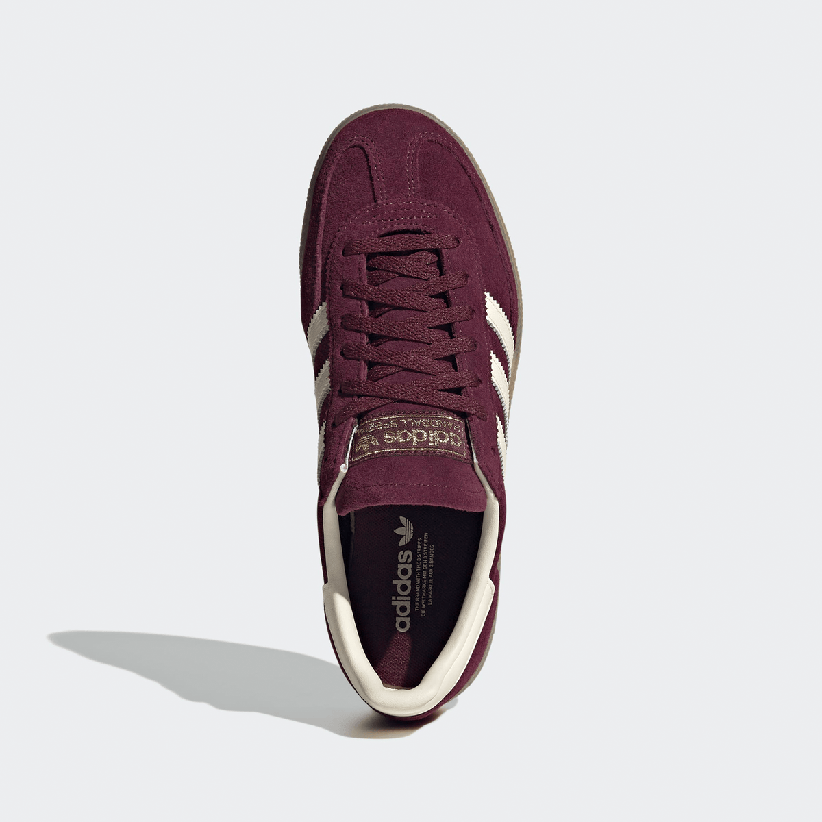Adidas Handball Spezial Womens - Maroon/Cream White/Gold Metallic - Adidas - State Of Play