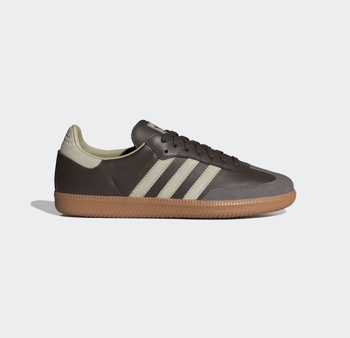 Adidas Samba OG - Brown/Putty Grey/Gold Metallic - Adidas - State Of Play