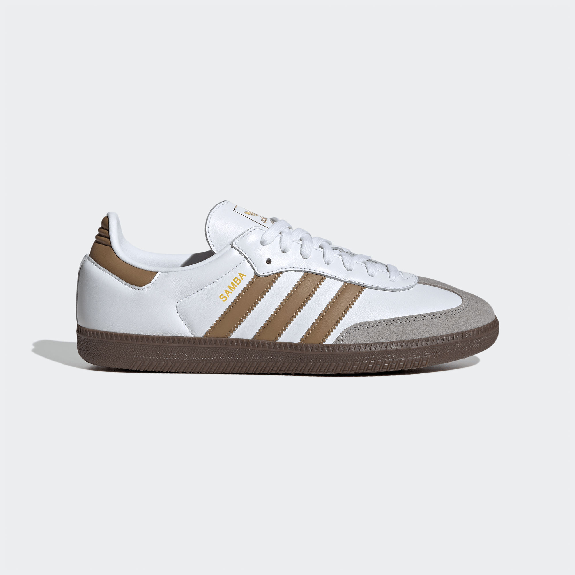 Adidas Samba OG  - Cloud White / Brown Desert / Clear Granite - Adidas - State Of Play