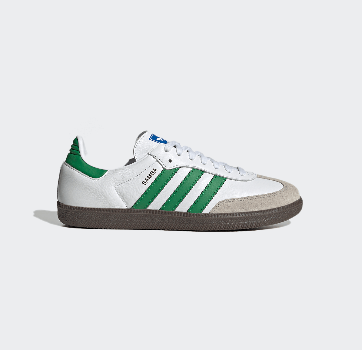 Adidas Samba OG -  Cloud White/Green/Supplier Colour - Adidas - State Of Play