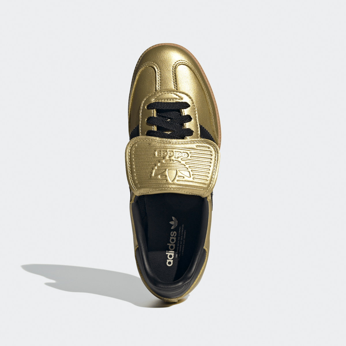 Adidas Samba OG LT Womens - Gold Metallic/Core Black/Gum - Adidas - State Of Play