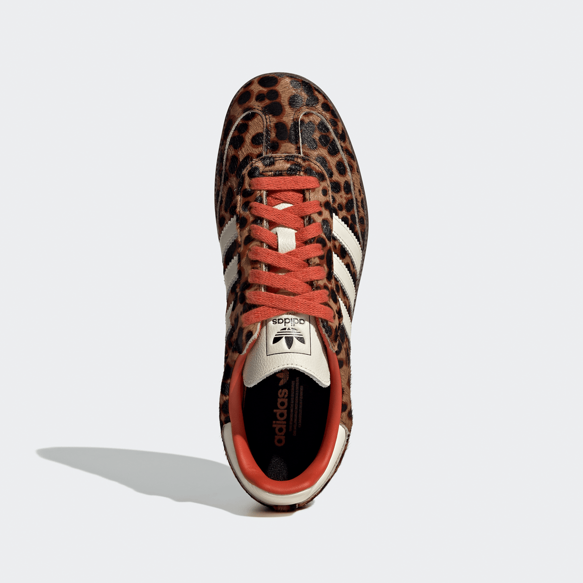 Adidas Samba OG Womens - Core Black/Preloved Red/Cream White/Leopard Print - Adidas - State Of Play