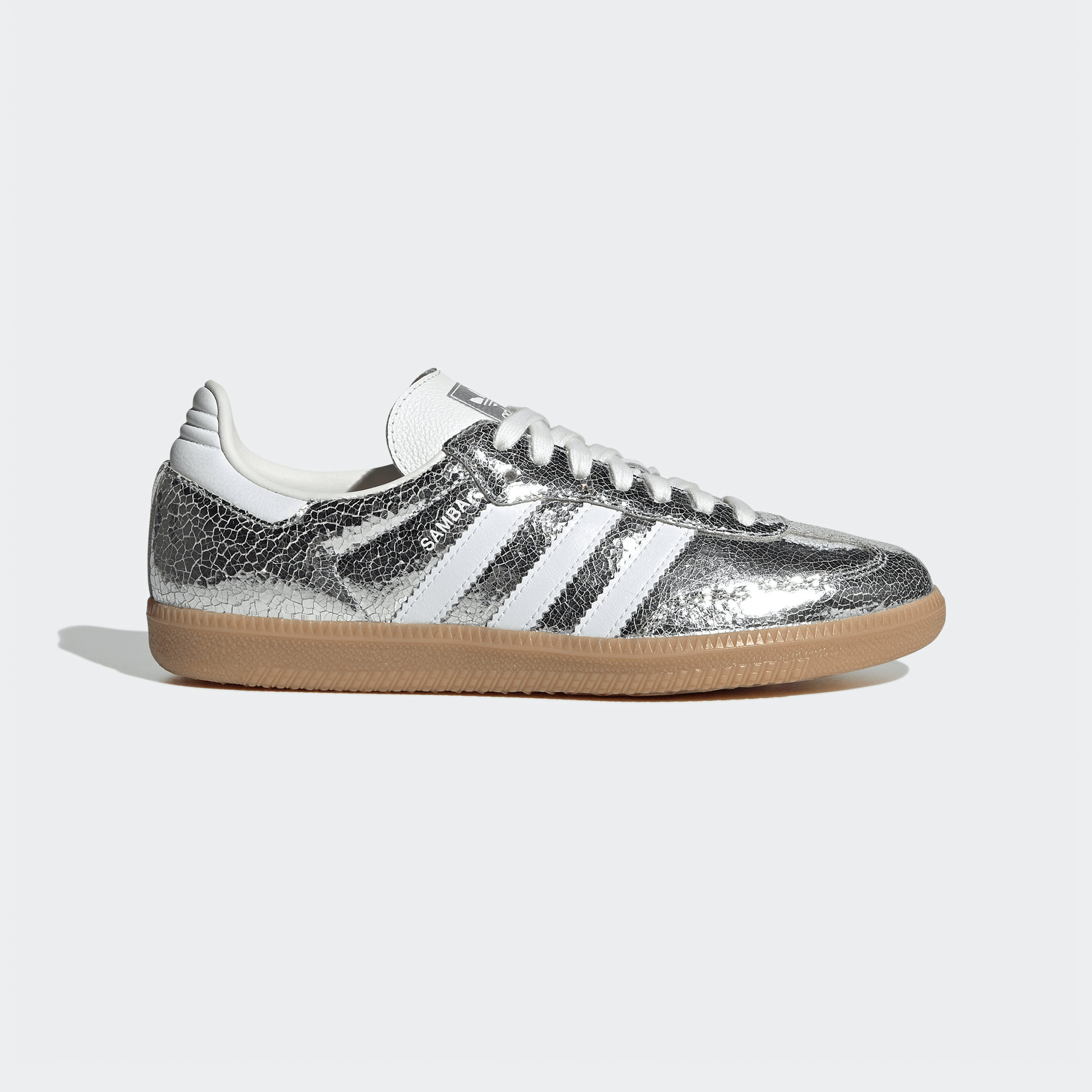 Adidas Samba OG Womens - Silver Metallic/Cloud White/Core White - Adidas - State Of Play