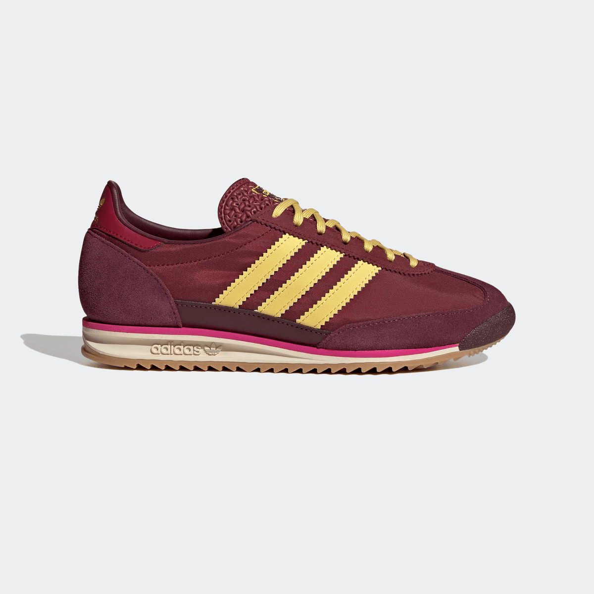 Adidas SL 72 OG Womens - Noble Maroon/Maroon/Spring Yellow - Adidas - State Of Play