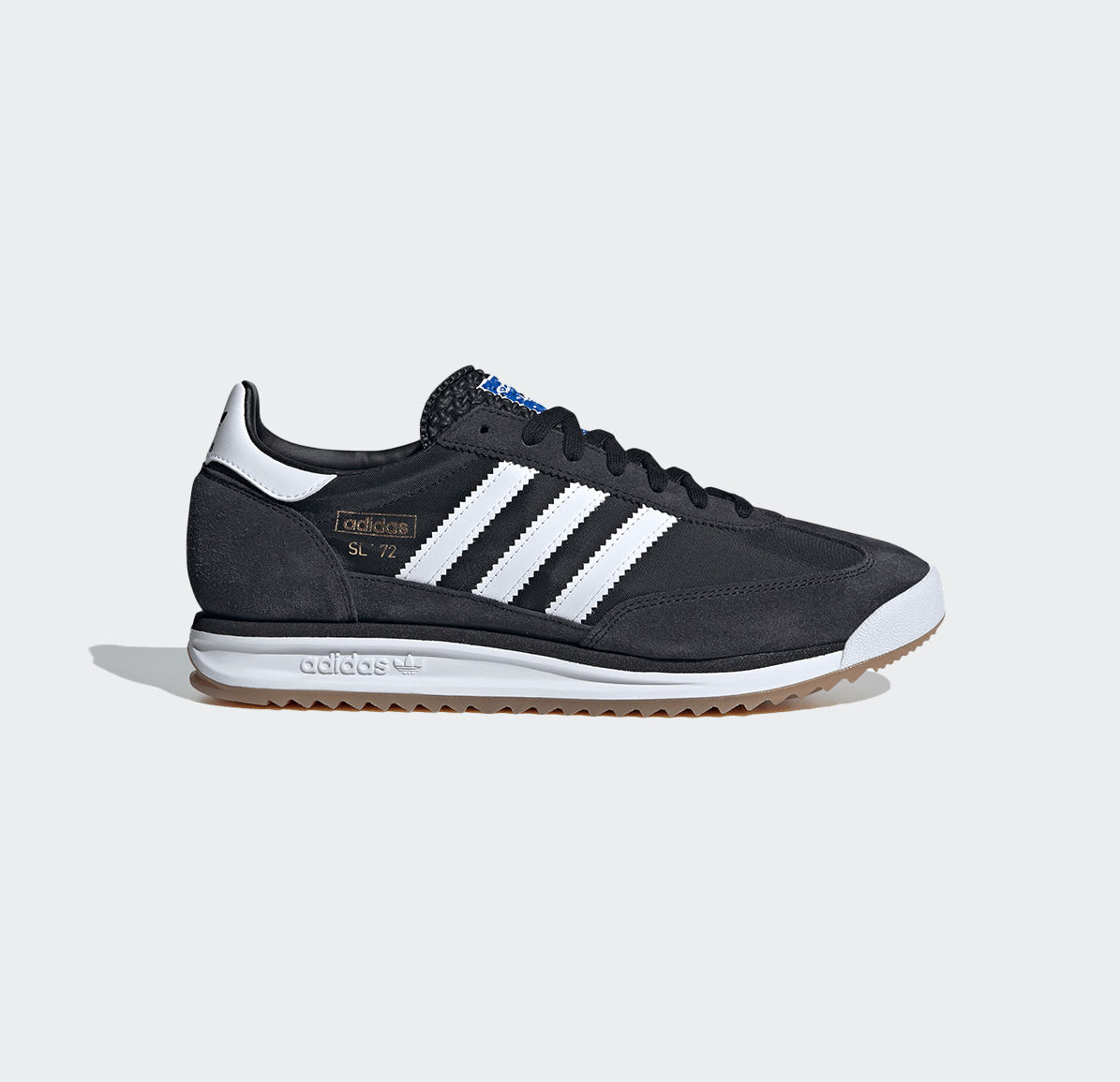 Adidas SL 72 RS - Core Black/Cloud White/Blue - Adidas - State Of Play