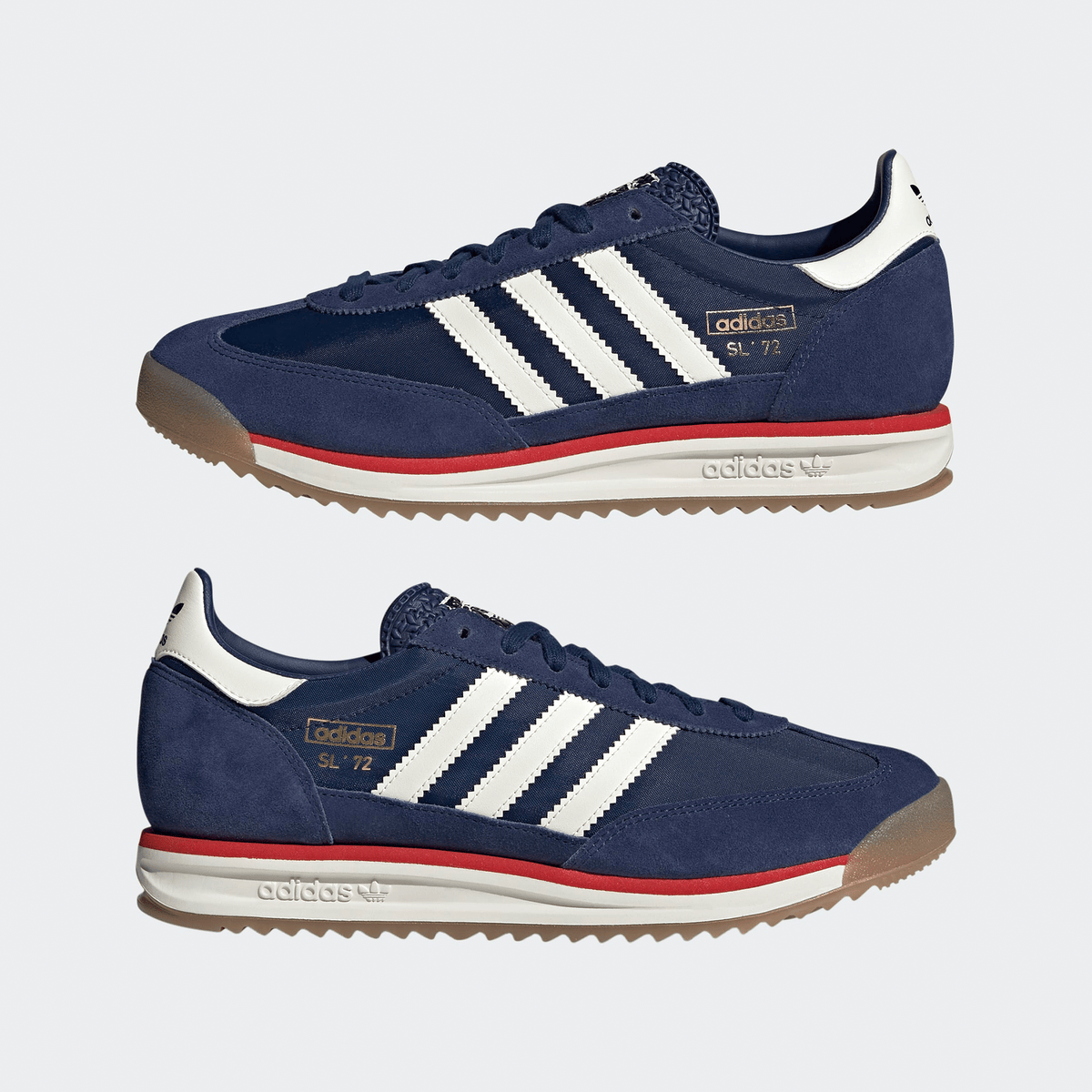 Adidas SL 72 RS - Dark Blue/Off White/Red - Adidas - State Of Play