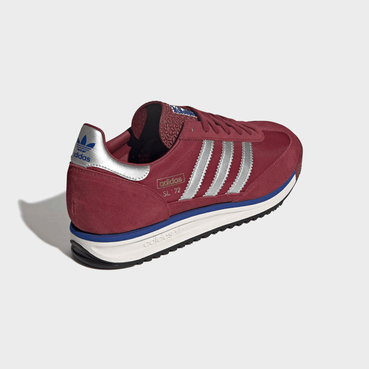 Adidas SL 72 RS - Noble Maroon/Silver Metallic/Off White - Adidas - State Of Play