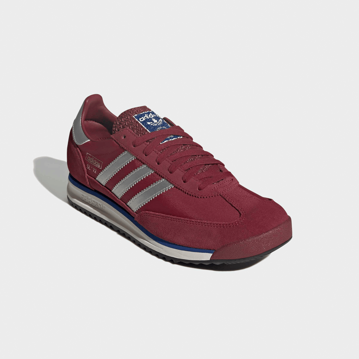 Adidas SL 72 RS - Noble Maroon/Silver Metallic/Off White - Adidas - State Of Play