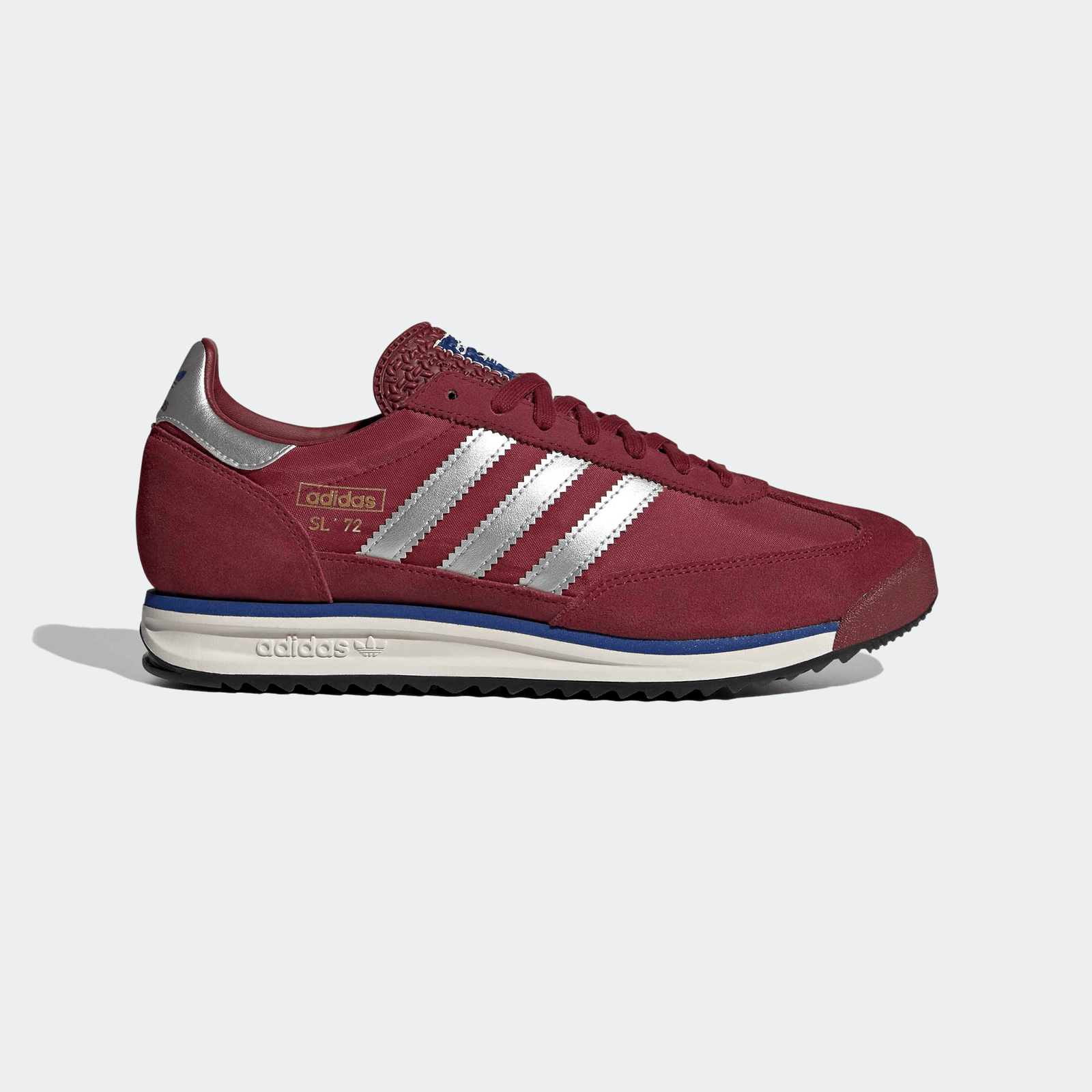 Adidas SL 72 RS - Noble Maroon/Silver Metallic/Off White - Adidas - State Of Play