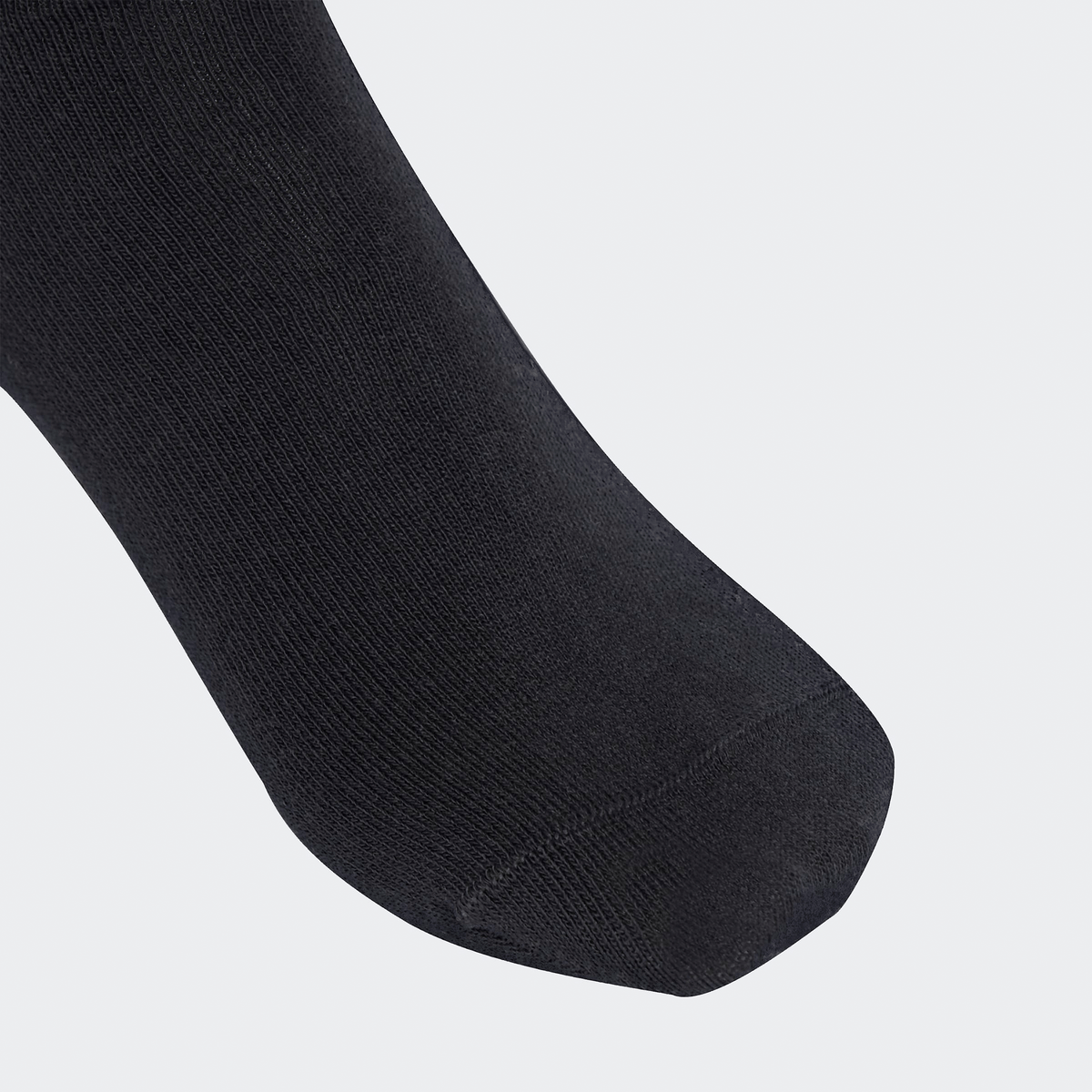 Adidas Three Stripes Crew Socks 3 Pack - Black/Black/Black - Adidas - State Of Play