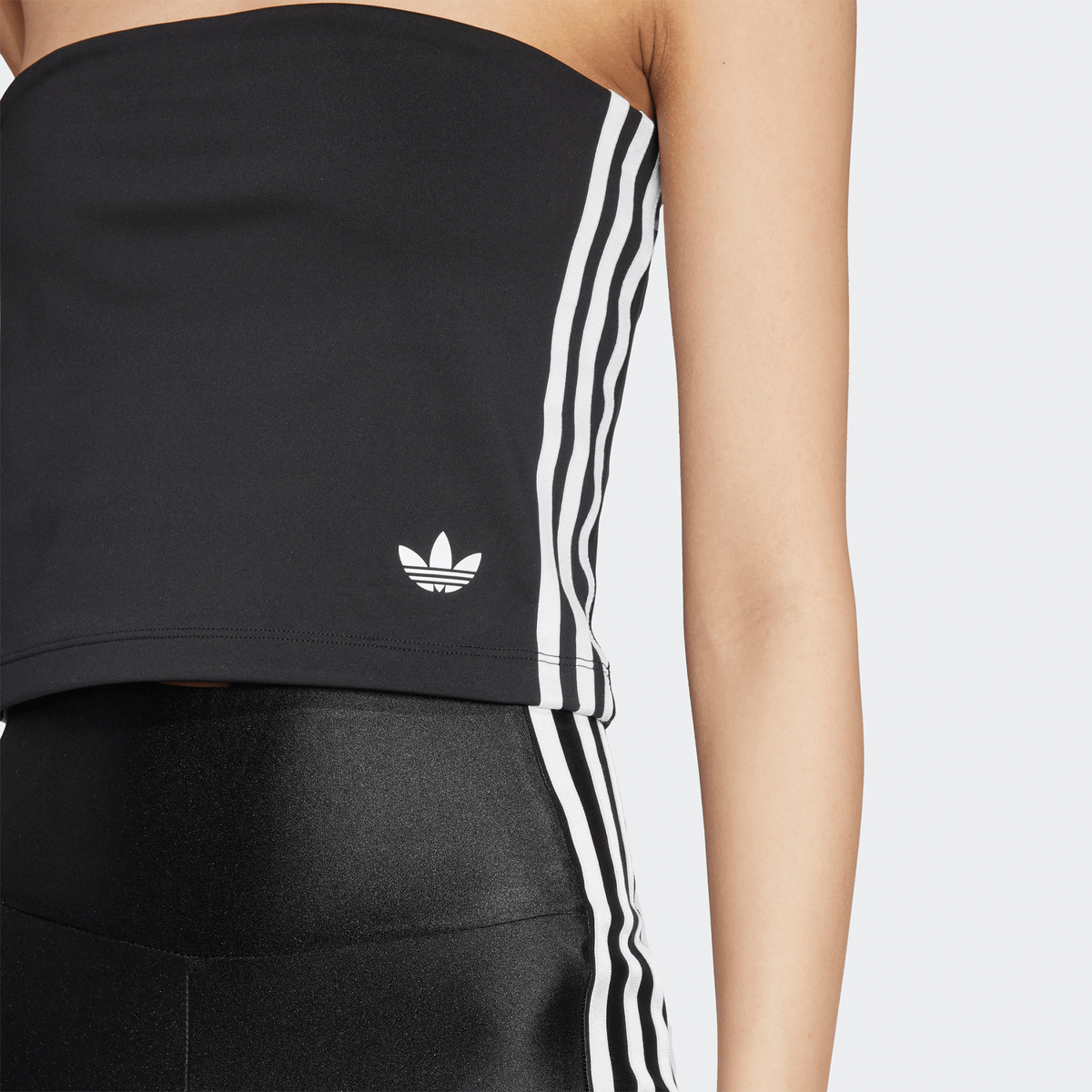 Adidas 3 Stripes Tube Top - Black/White - Adidas - State Of Play