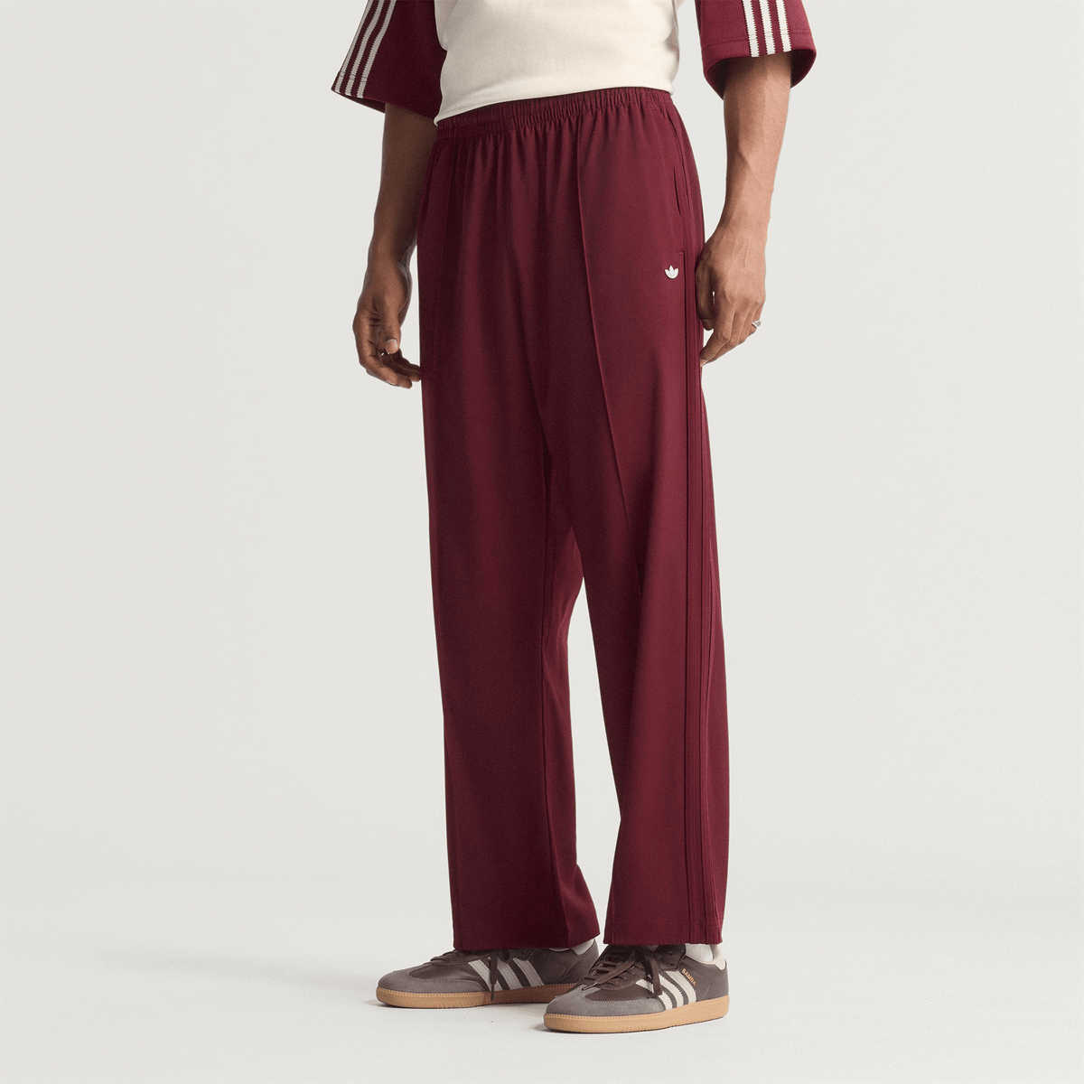 Adidas Premium Baggy Track Pant - Better Scarlet - Adidas - State Of Play