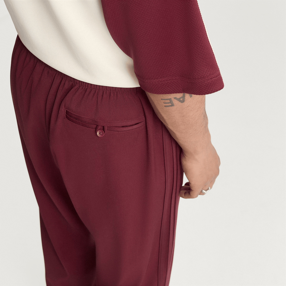 Adidas Premium Baggy Track Pant - Better Scarlet - Adidas - State Of Play