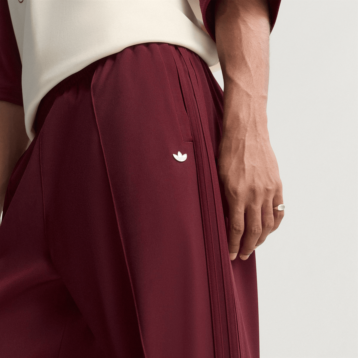 Adidas Premium Baggy Track Pant - Better Scarlet - Adidas - State Of Play