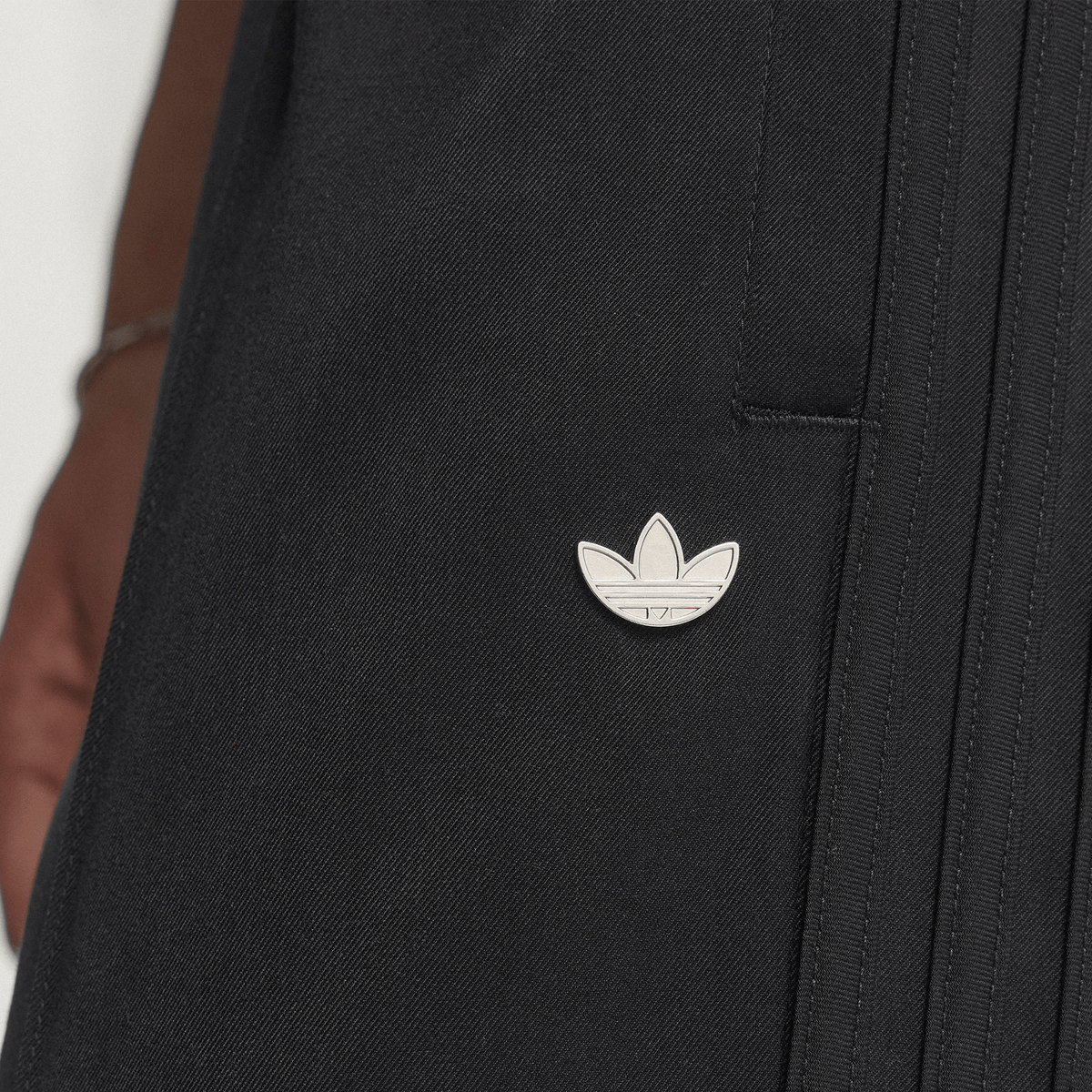 Adidas Premium Baggy Track Pant - Black/Black - Adidas - State Of Play