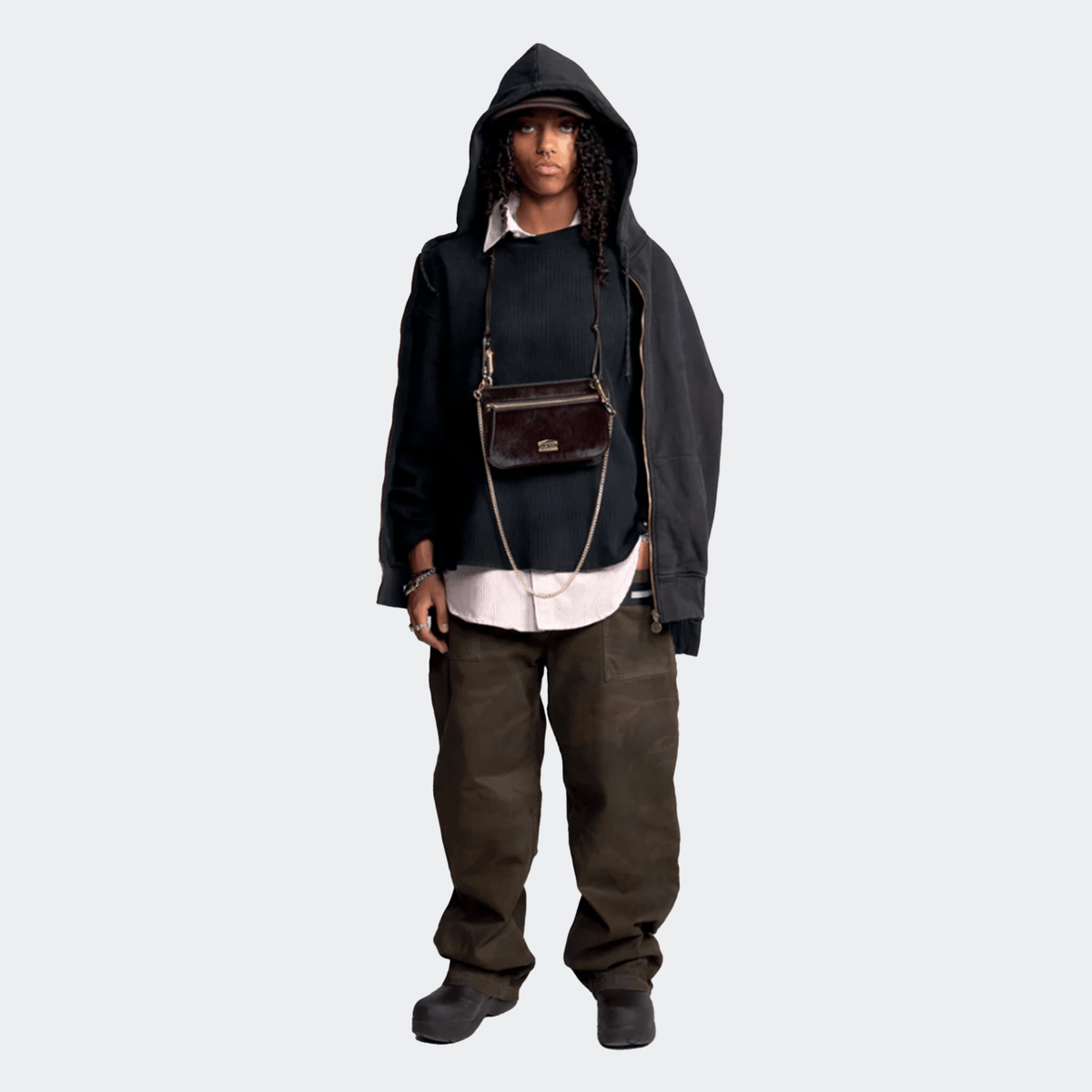 Aries Camo Walking Trousers - Dark Olive - Aries - State Of Play