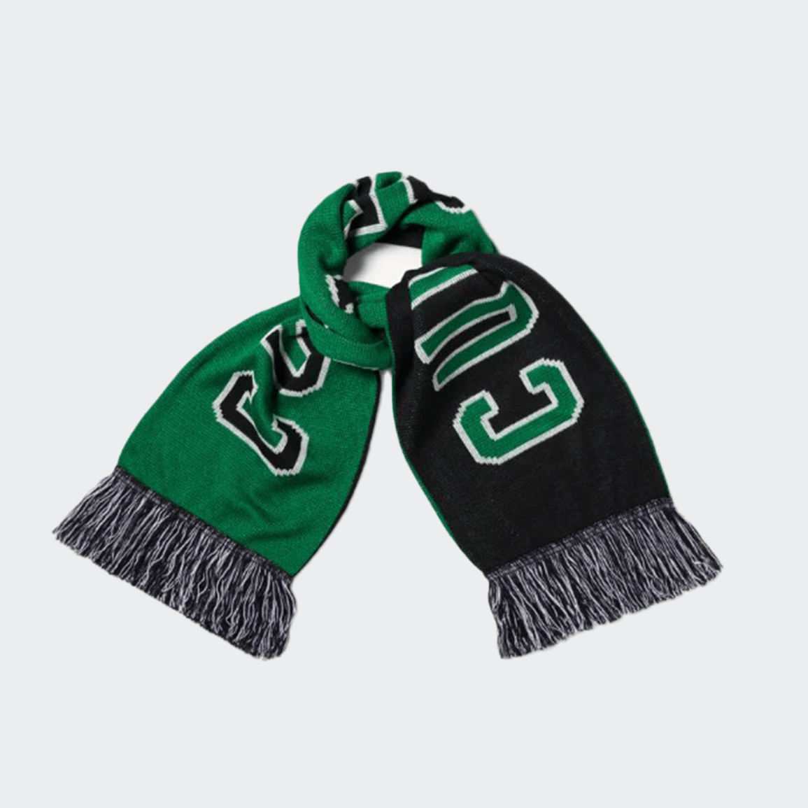 Aries Cult Of Aries Scarf - Black/Green - Aries - State Of Play