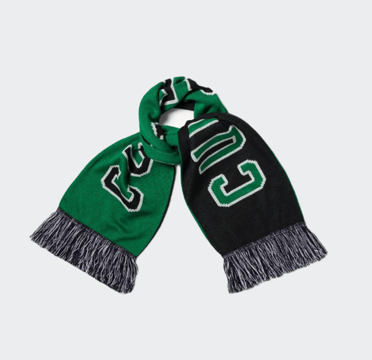 Aries Cult Of Aries Scarf - Black/Green - Aries - State Of Play