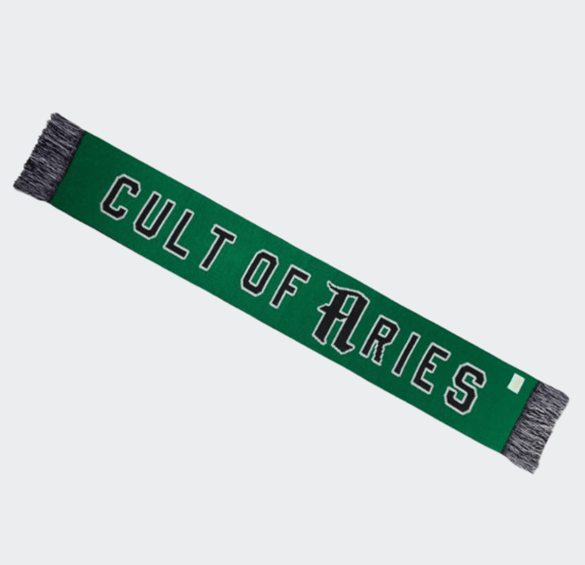 Aries Cult Of Aries Scarf - Black/Green - Aries - State Of Play