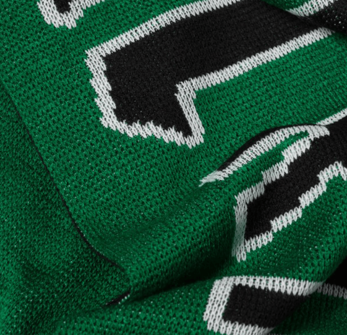 Aries Cult Of Aries Scarf - Black/Green - Aries - State Of Play