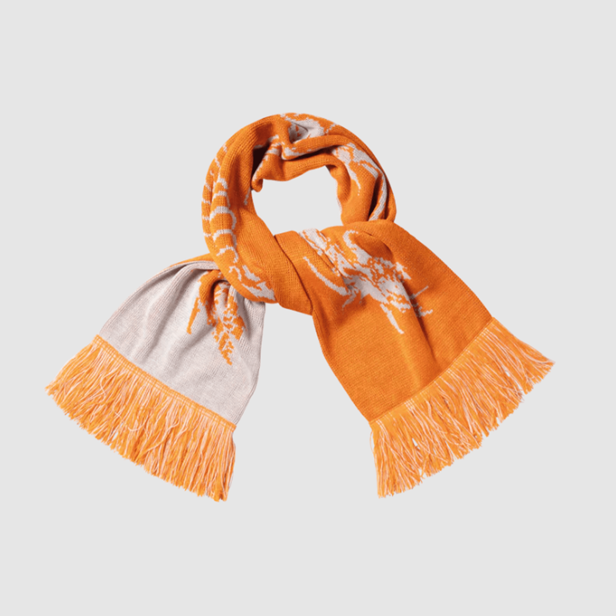 Aries Skeletor Scarf - Orange - Aries - State Of Play